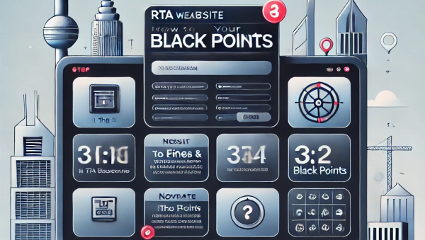 Check Your RTA Black Points in Dubai