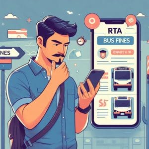 How to check RTA bus fines using Emirates ID
