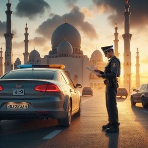 sharjah traffic fines by plate number