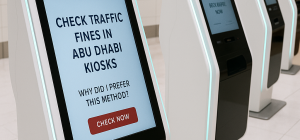 check & pay traffic fines in Abu Dhabi Self-Service Kiosks