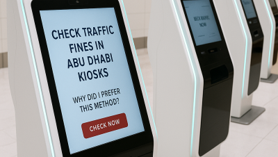 check & pay traffic fines in Abu Dhabi Self-Service Kiosks